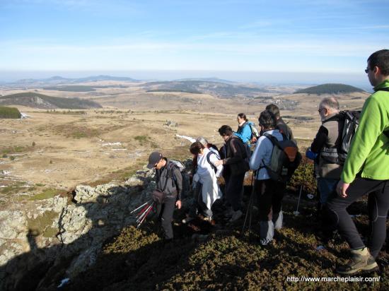 Descente périlleuse de la Grosse Roche