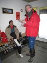 Dernier jour, Bernard, seul skieur, Serge seul raquettiste