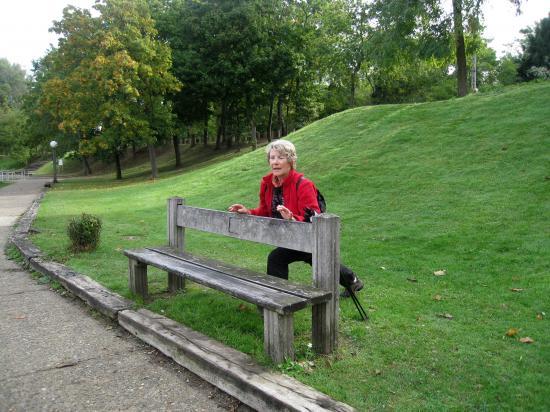 Michèle s'étire