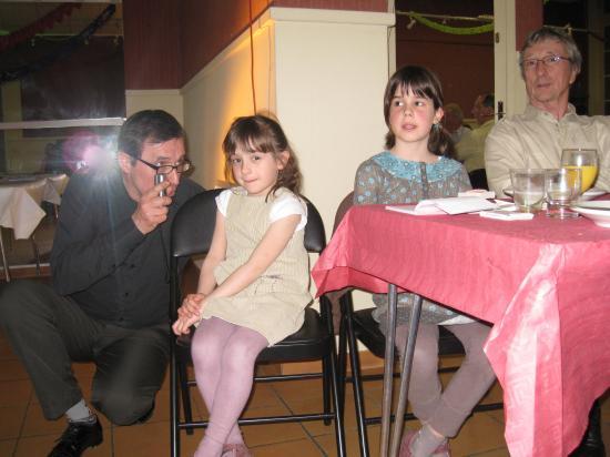 Bernard, Juliette, Charlotte, Serge