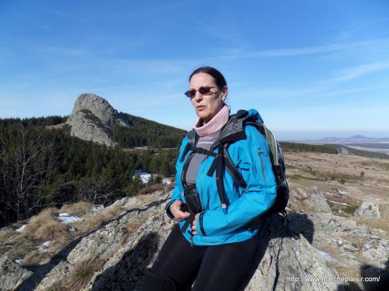 En haut de la Grosse Roche