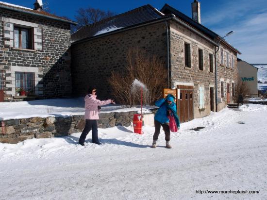 Bataille de boules de neige