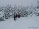 Départ sous la neige