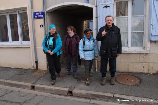 Annick, Paula, Micheline, Antoine à Vétheuil
