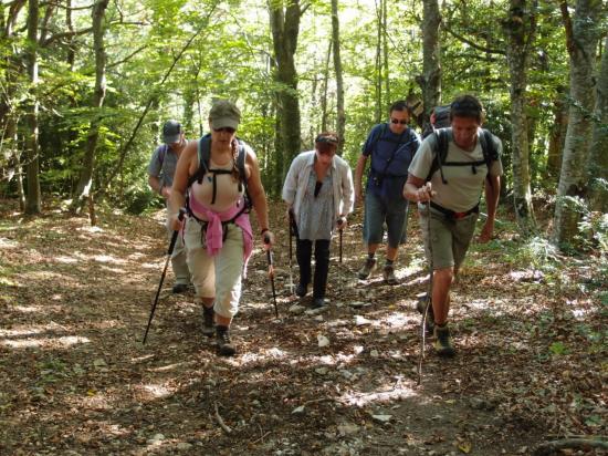 En chemin pour les Ruines du Chaffal