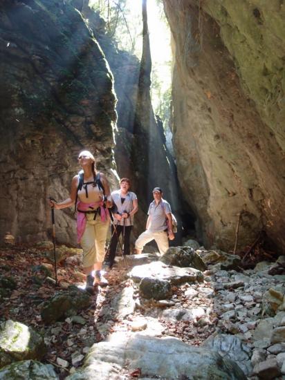 Canyon des Gueulards ( Annick, Chantal, Pascal)